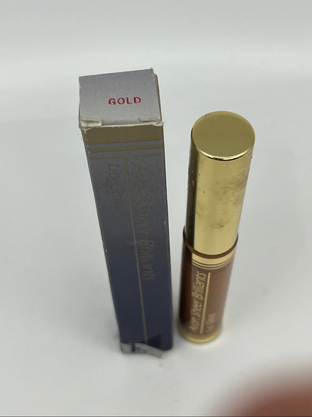 Avon Sheer Brilliants Lip Gloss — Gold — Full Size
